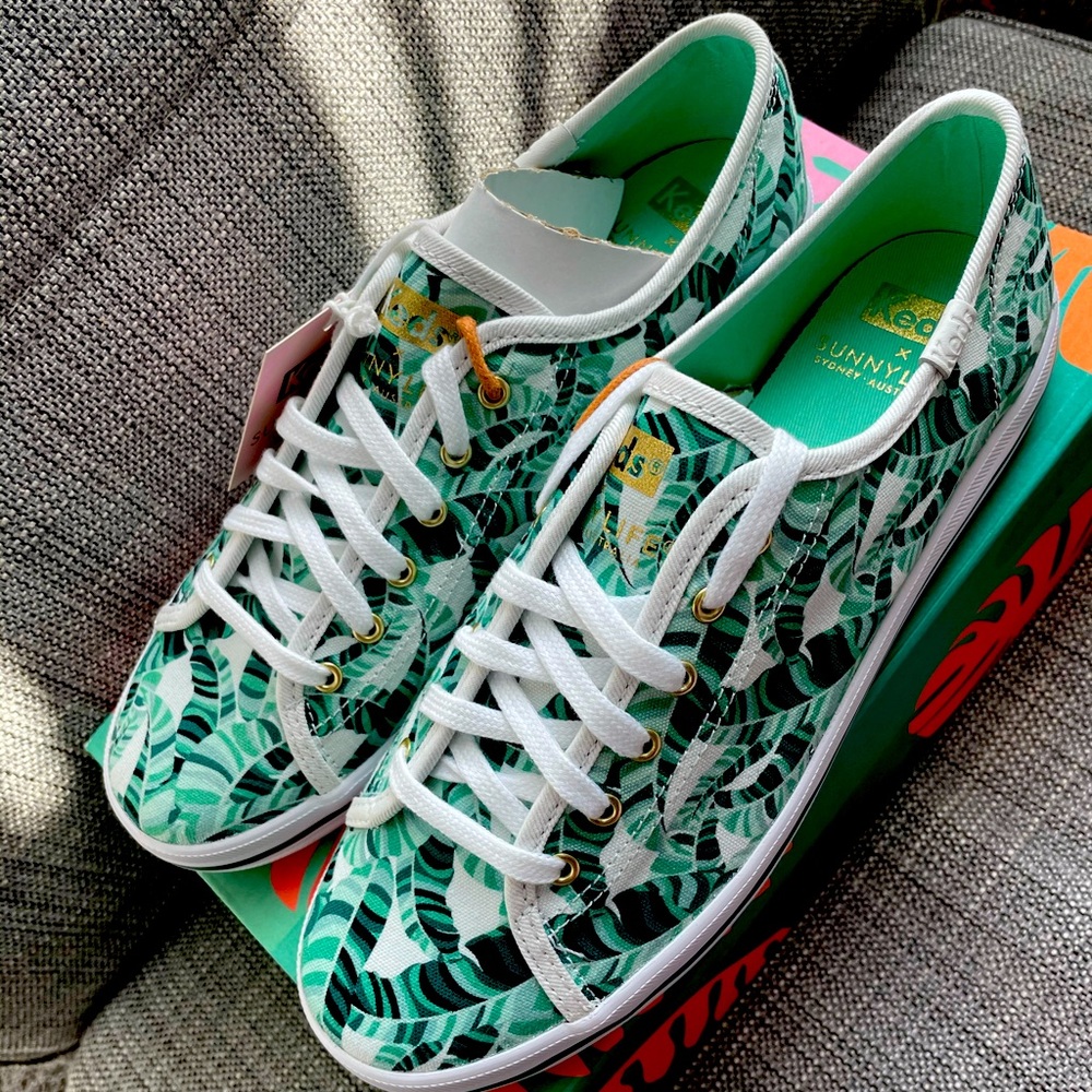 Keds X Sunnylife Banana Leaf pattern Sz 7.5